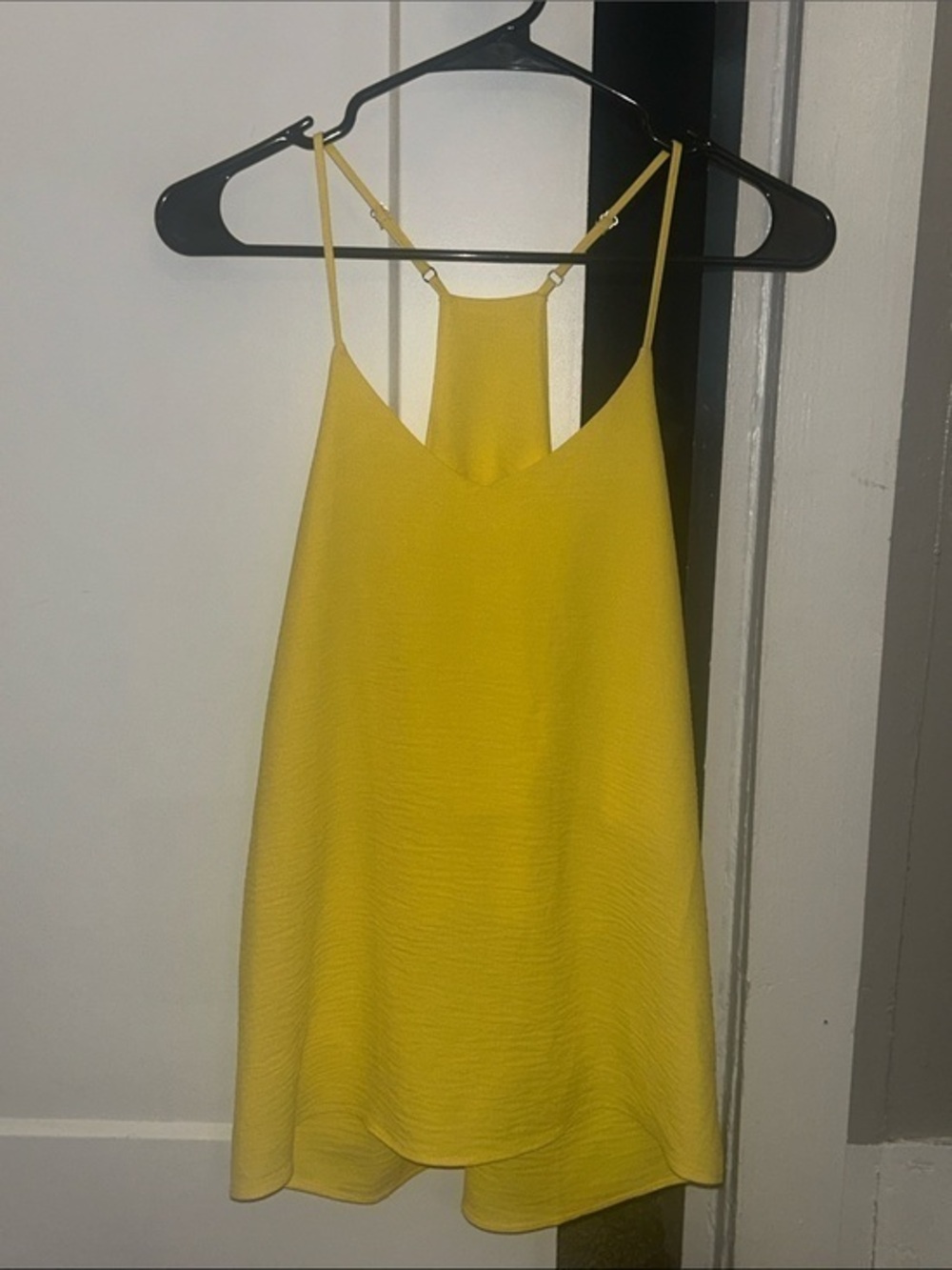 NWOT Zenana Racerback Tank Yellow- Small